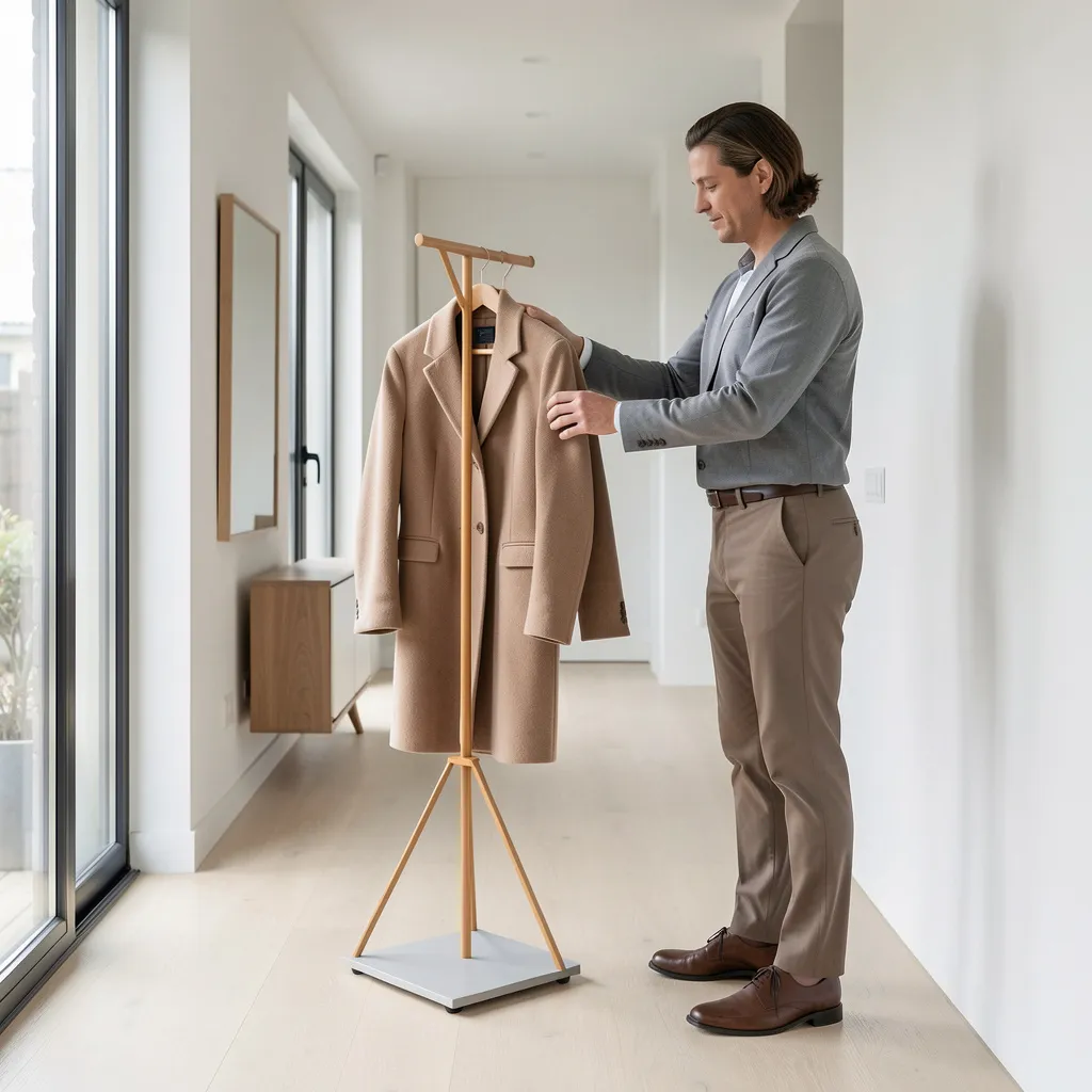 Hallway furniture display with various pieces