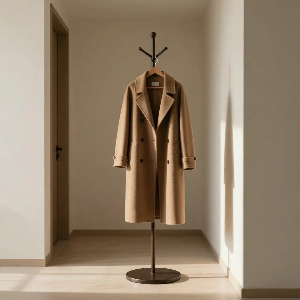 Hallway with bench and plants